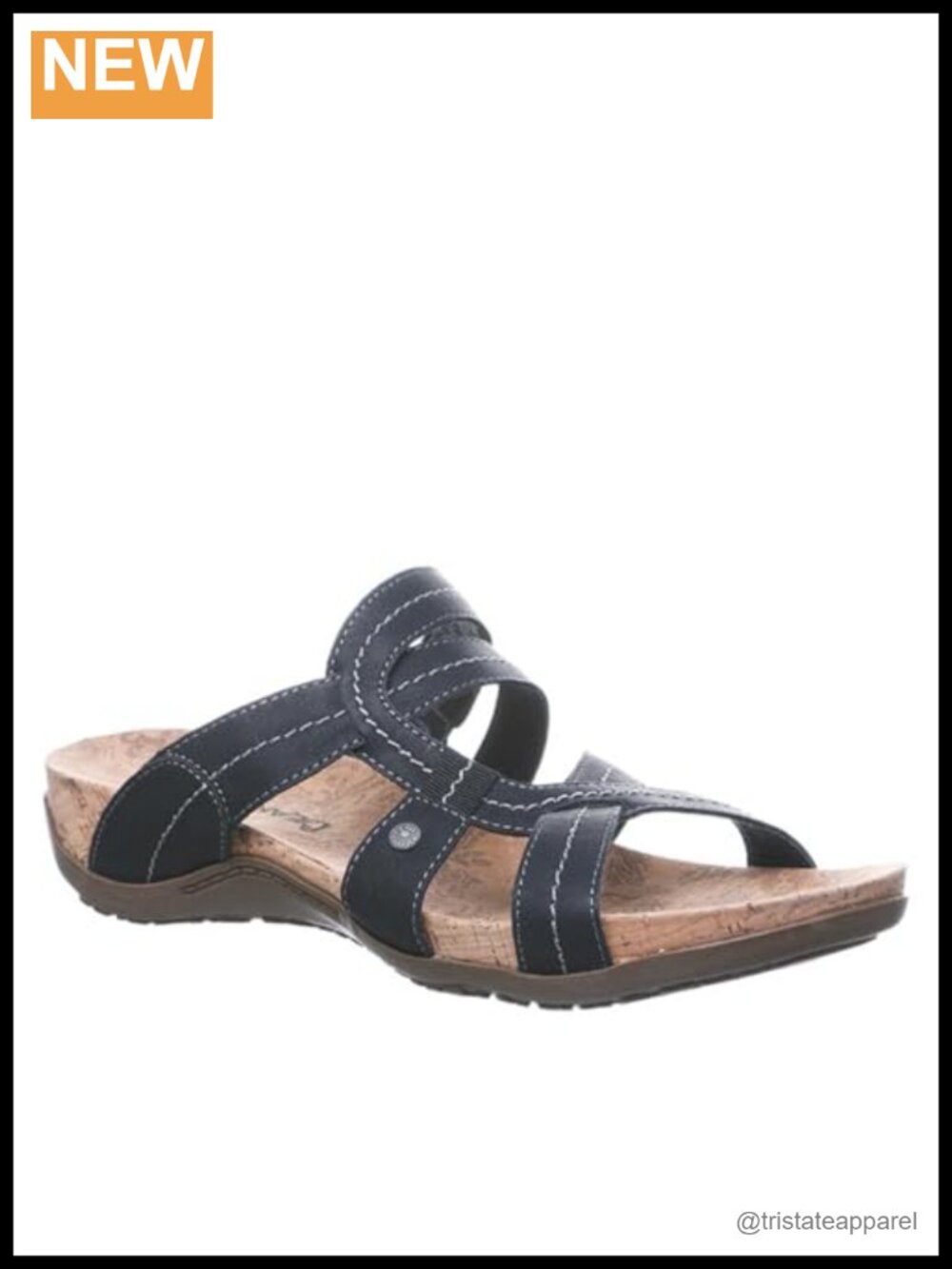 Women's Kai II Comfortable Lightweight Faux Leather Slide Sandal